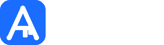 Artiligen logo, white version for dark backgrounds