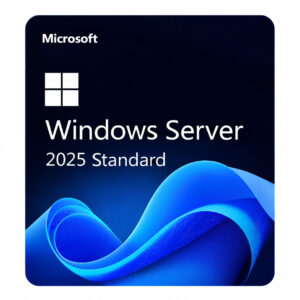 Windows Server 2025 Standard license key – 16 core, lifetime license